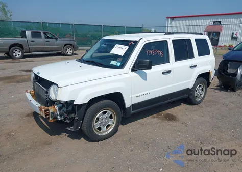 2013 Jeep Patriot Sport из США, поврежденный, VIN 1C4NJPBA9DD235187